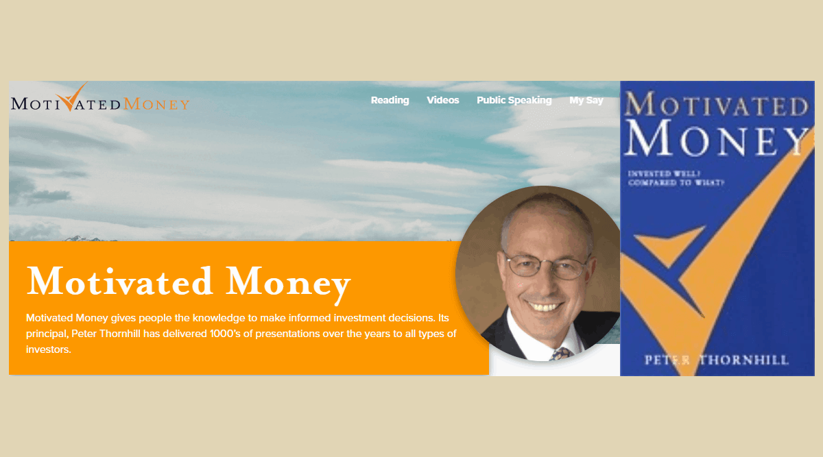 image of the cover of the book that has its author pictured, discussing strategies that counter sharemarket volatility